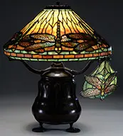 Tiffany Studios, Dragonfly Table Lamp