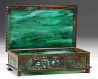 Pine Needle Box by Tiffany Studios, sold Jun 2008