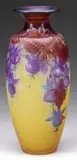 Mold Blown Fuchsia Vase by Galle, sold Jun 2008