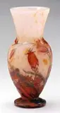 Daum, Cameo and Enamel Vase