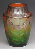 Loetz, Titania Silver Overlay Vase