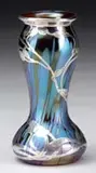 Loetz, Silver Overlay Vase