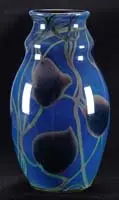 Tiffany Studios, Favrile Paperweight Vase, Tiffany Favrile 7989N”, together with a Tiffany paper label