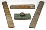 Zodiac Desk Items by Tiffany Studios, Includes a rocker blotter with bronze patina, sold Jun 2007