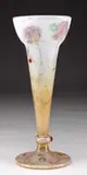 Daum, Cameo & Enamel Vase with Applications