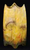 Daum, Wheel-Carved & Enamel Vase, Enameled signature on the underside “Daum Nancy”