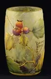 Daum, Cameo & Enamel Tumbler, Enamel signature on side of vase “Daum Nancy”