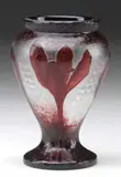 Daum, Cameo & Martele Vase