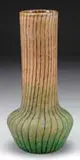 Daum, Ribbed Vase