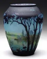 Cameo Vase by Daum, sold Jun 2007