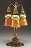 Three-Light Tulip Lamp by Tiffany Studios, sold Jun 2006