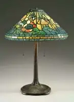 Tiffany Studios, Poppy Table Lamp