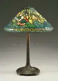 Tiffany Studios, Poppy Table Lamp
