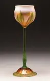 Tiffany Studios, Flower Form, Favrile 8133” also carries the remainder of an original Tiffany paper label