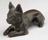 Dog Paperweight by Tiffany Studios, sold Jun 2006