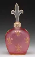 Fleur De Lis Bottle by Daum, sold Jun 2006