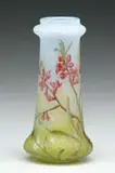 Daum, Cameo & Enamel Vase