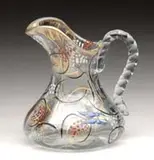 Enameled Creamer by Galle, sold Jun 2006
