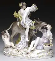 Figural Group by Meissen, sold Feb 2012