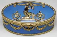 Oval Enameled Box by Sèvres, sold Feb 2012