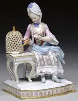 Small Figural Group by Meissen, sold Feb 2012