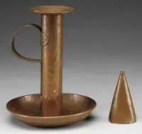 Gustav Stickley, Copper Chamberstick