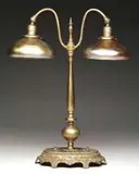 Bankers Lamp by Alexander Joseph von Steuben, sold Jan 2006