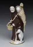 Meissen, Figural Double Scent Bottle