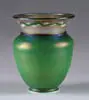 Green Shade with Applied Border by Alexander Joseph von Steuben, sold May 2004