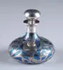 Silver Overlay Perfume by Loetz, sold May 2004