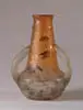 Vase by Daum, The background glass shades from peach to clear, sold May 2004