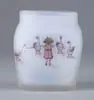 Goose & Little Girl Vase by Daum, sold May 2004