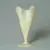 Grotesque Vase by Alexander Joseph von Steuben, Ivory glass with four pinched ribbed corners with silver paper “Steuben” label, sold Nov 2003