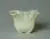 Grotesque Vase by Alexander Joseph von Steuben, Ivory glass with four flared ribbed corners and slightly pinched-in sides, sold Nov 2003