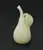 Ivory Pear by Alexander Joseph von Steuben, Ivory glass pear with leaf and stem, sold Nov 2003