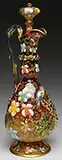 Mary Moser, Amberina Decorated Decanter