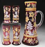 Mary Moser, Decorated Lemonade Set