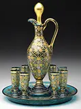 Mary Moser, Decorated Cordial Set