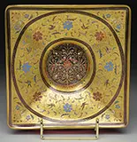 Mary Moser, Decorated Square Bowl