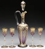 Mary Moser, Decorated Cordial Set