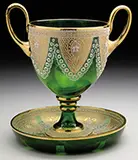 Mary Moser, Doily-Work Loving Cup and Bowl