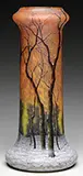 Daum, Winter Scene Vase