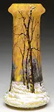 Daum, Winter Scene Vase