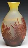 Galle, Mold Blown Crocus Vase