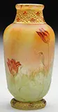 Daum, Cameo and Enameled Miniature Vase