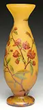 Daum, Cameo & Enamel Vase