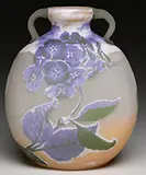 Galle, Four Color Cameo Vase
