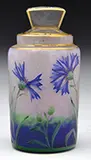 Daum, Cameo and Enameled Bottle