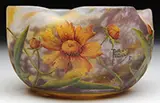 Daum, Cameo and Enameled Bowl