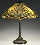 Geometric Table Lamp by Tiffany Studios, sold Jun 2014